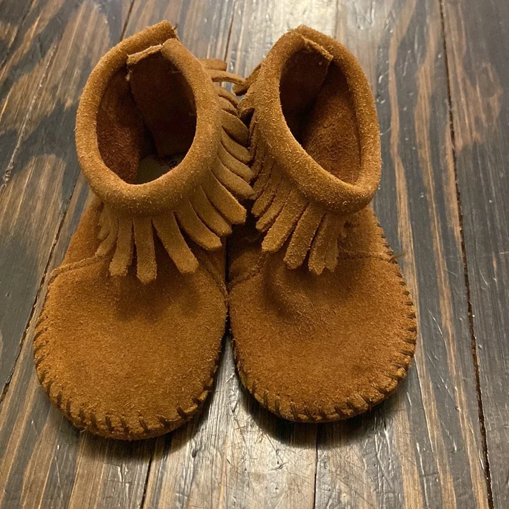 Minnetonka moccasins with tassels